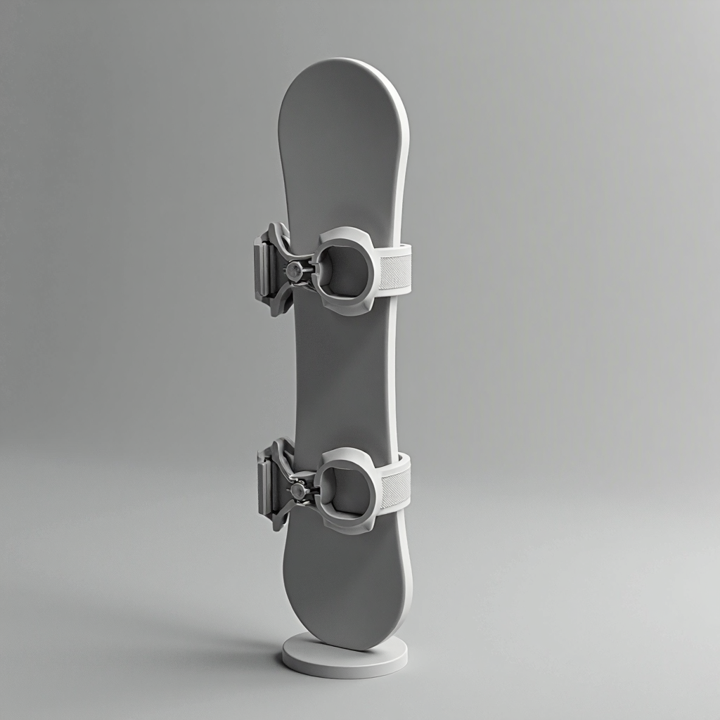 Snowboard Keychain Model free 3D printable STL
