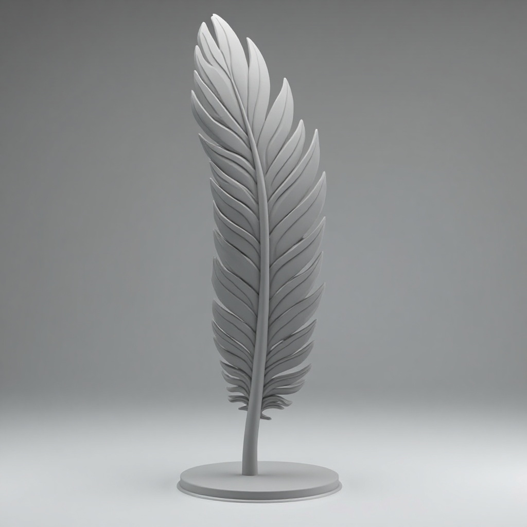 Eagle Feather Model free 3D printable STL