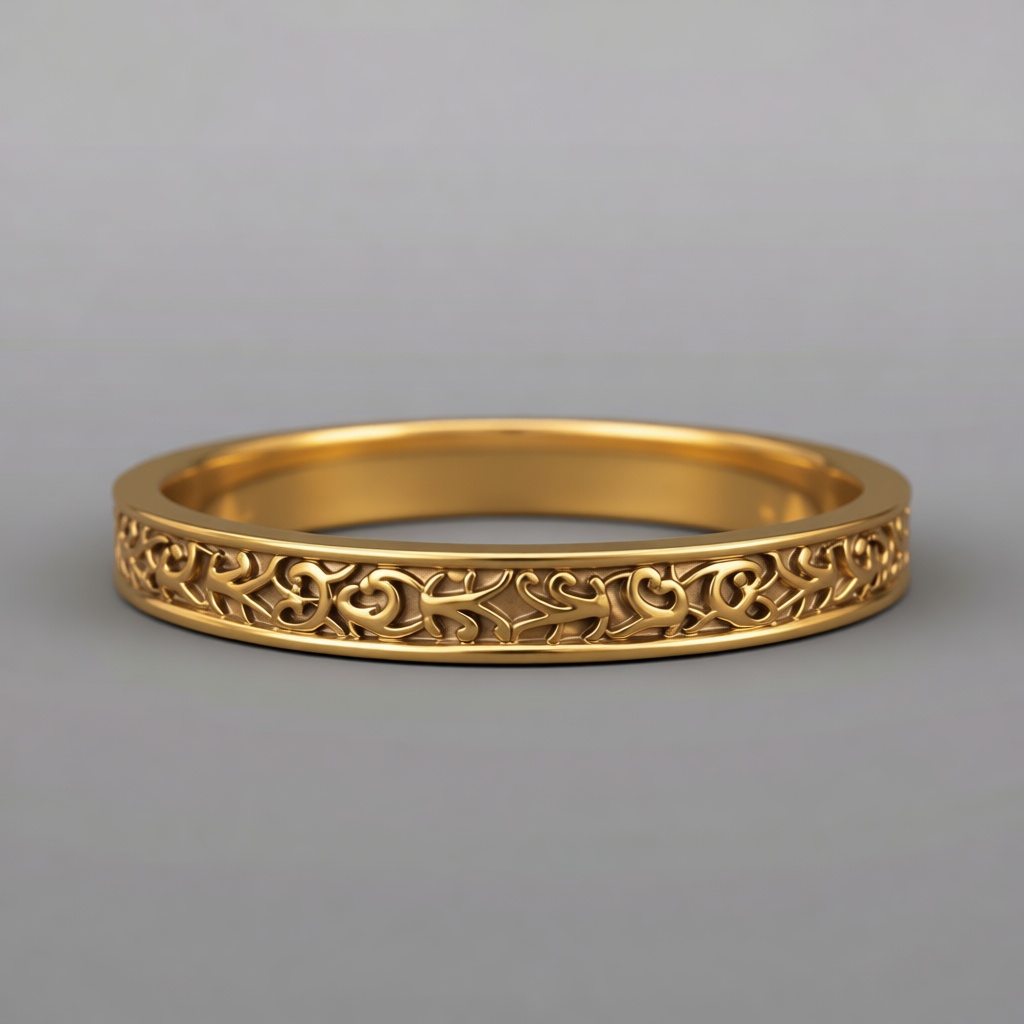 Ornate Gold Ring free 3D printable STL