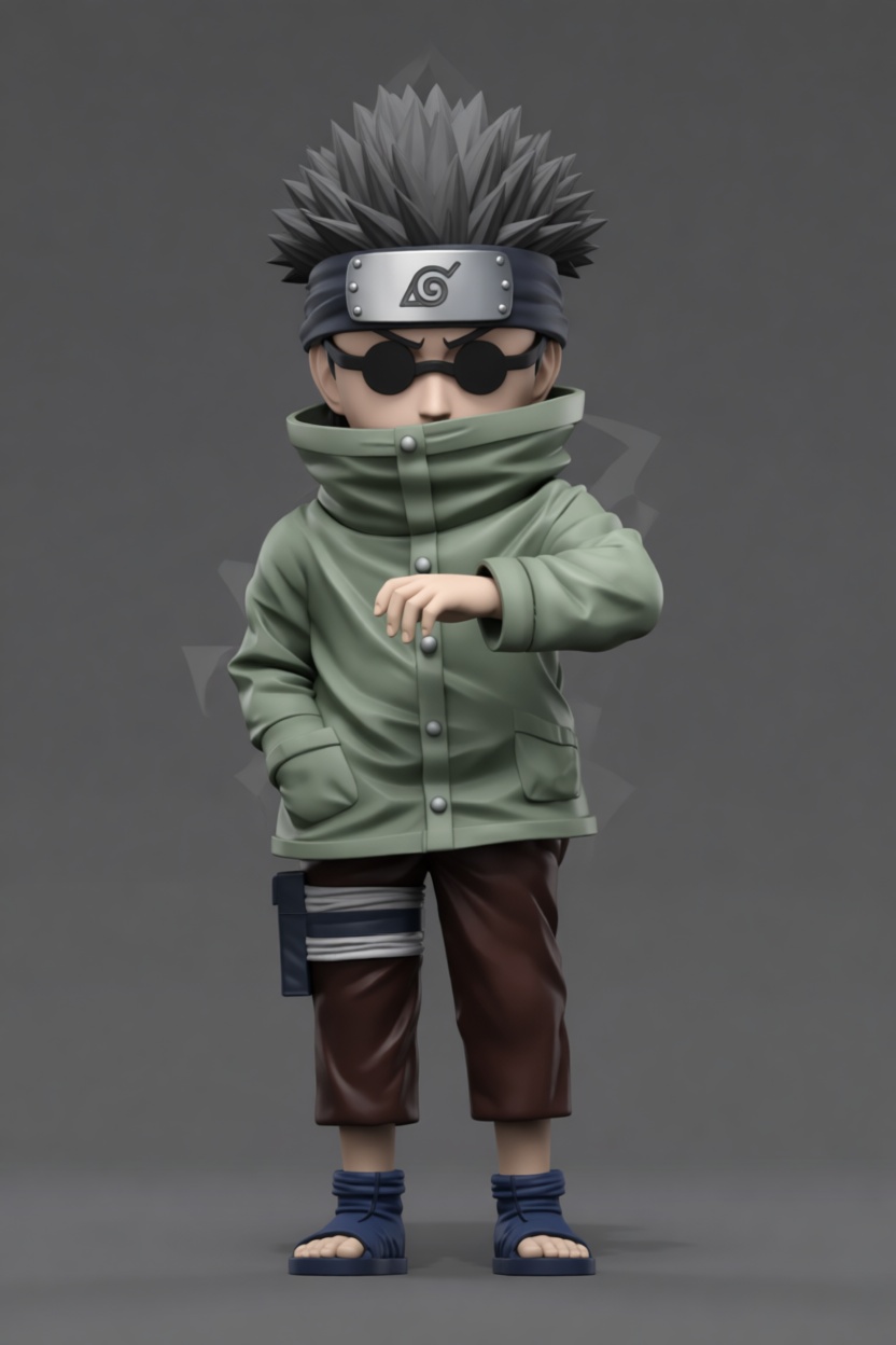 Kakashi Hatake Figurine free 3D printable STL