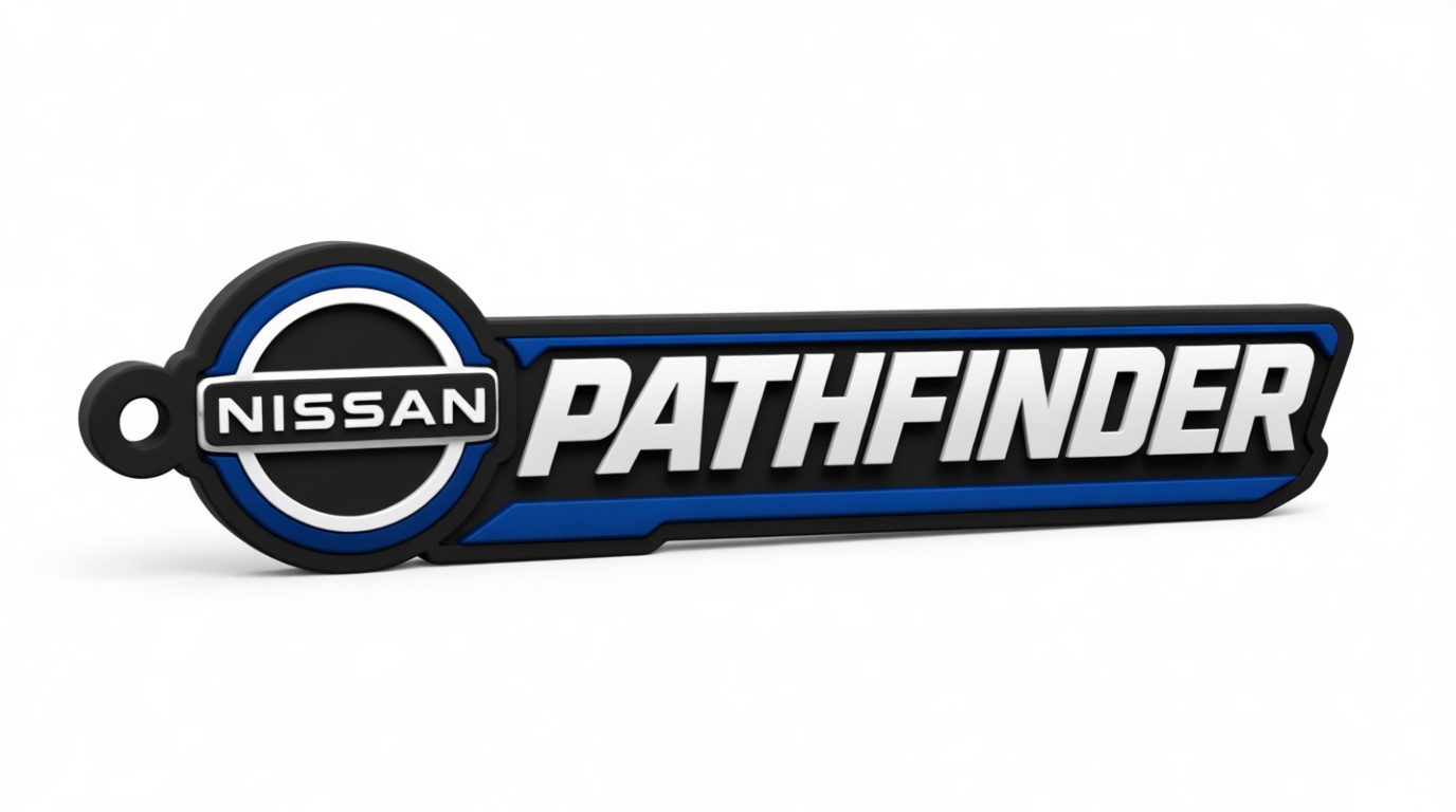 Nissan Pathfinder Keychain free 3D printable STL