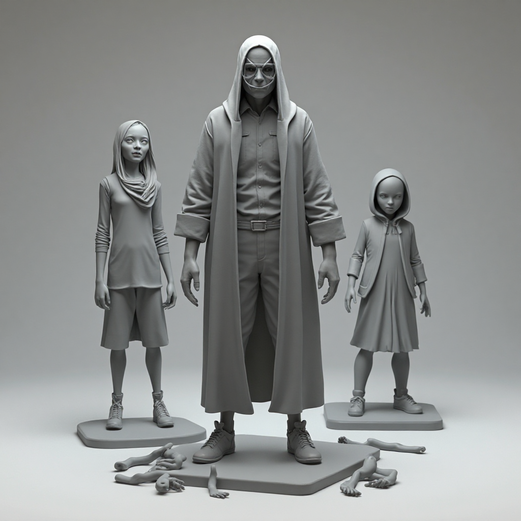 Classic Horror Character Bust free 3D printable STL