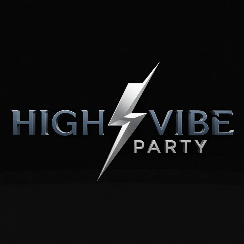 High Vibe Party Logo free 3D printable STL