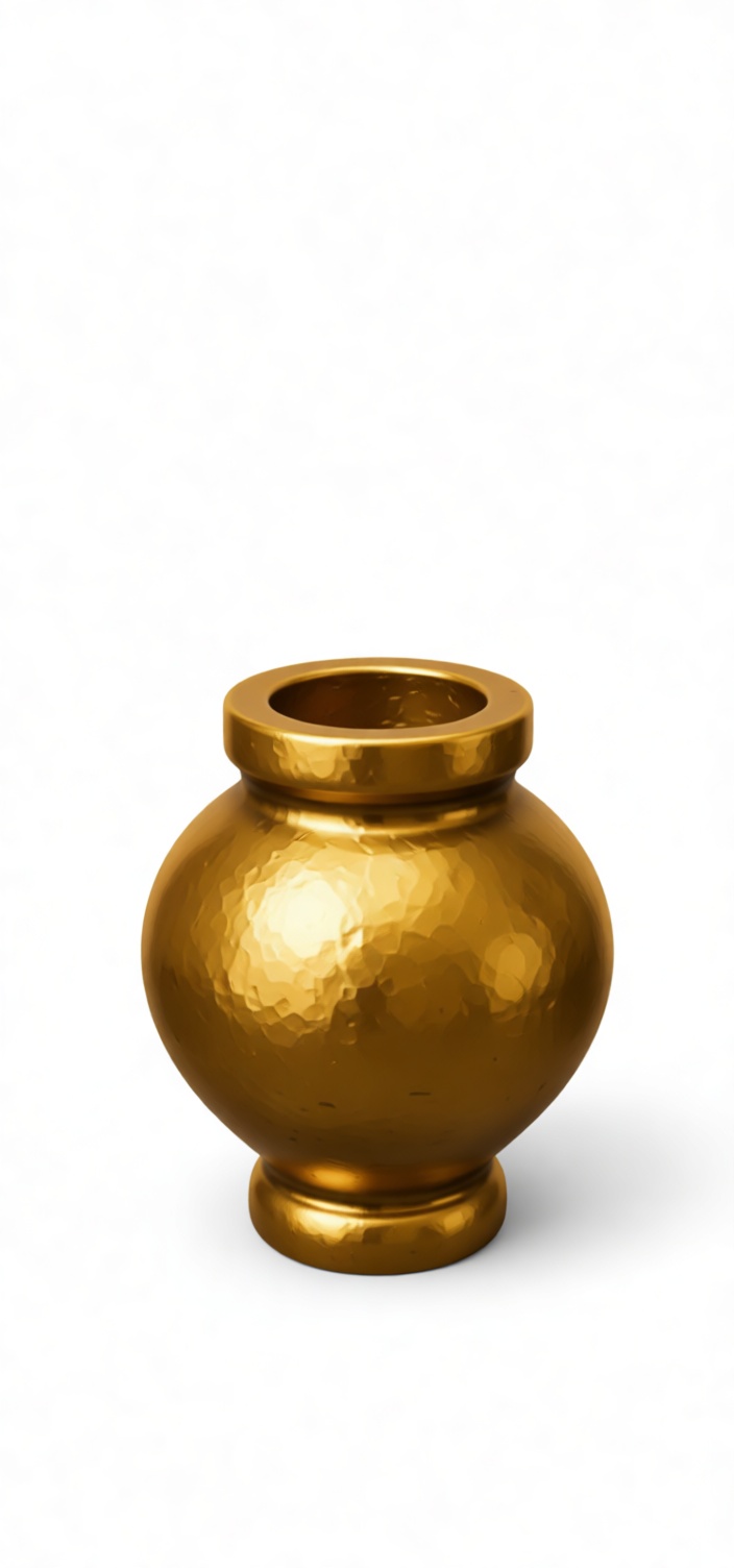 Hammered Brass Vase free 3D printable STL