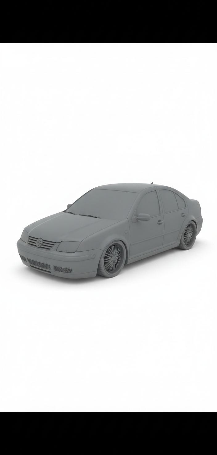 Volkswagen Jetta MK4 Model free 3D printable STL