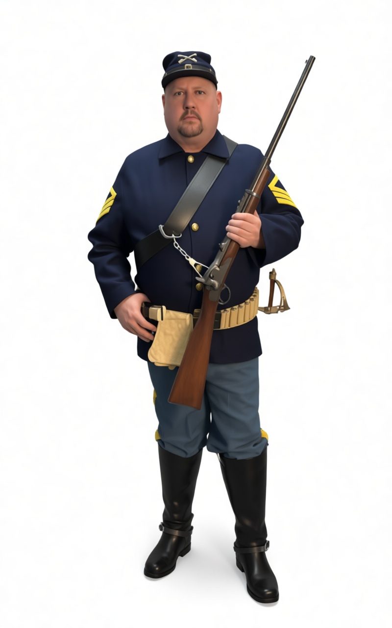 Union Sergeant Figurine free 3D printable STL