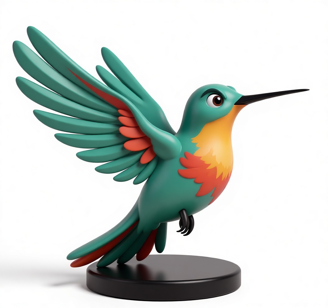 Hummingbird Figurine free 3D printable STL