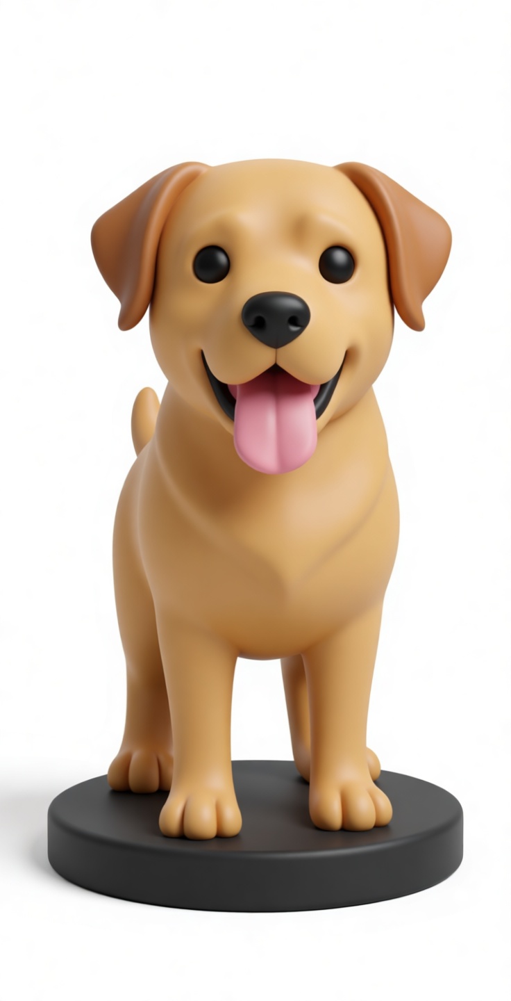 Labrador Retriever Figurine free 3D printable STL