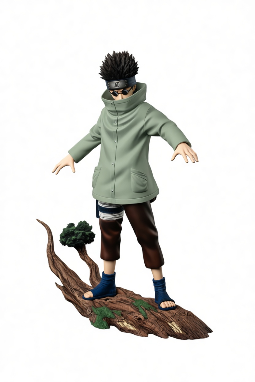 Shino Aburame Figurine free 3D printable STL