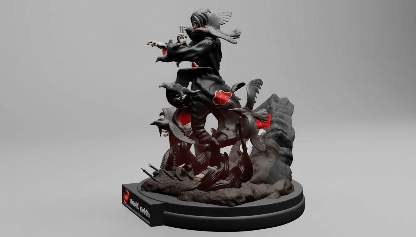 Itachi Uchiha Figurine free 3D printable STL