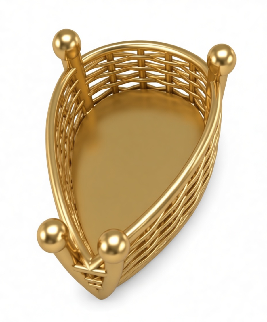 Viking Ship Basket free 3D printable STL