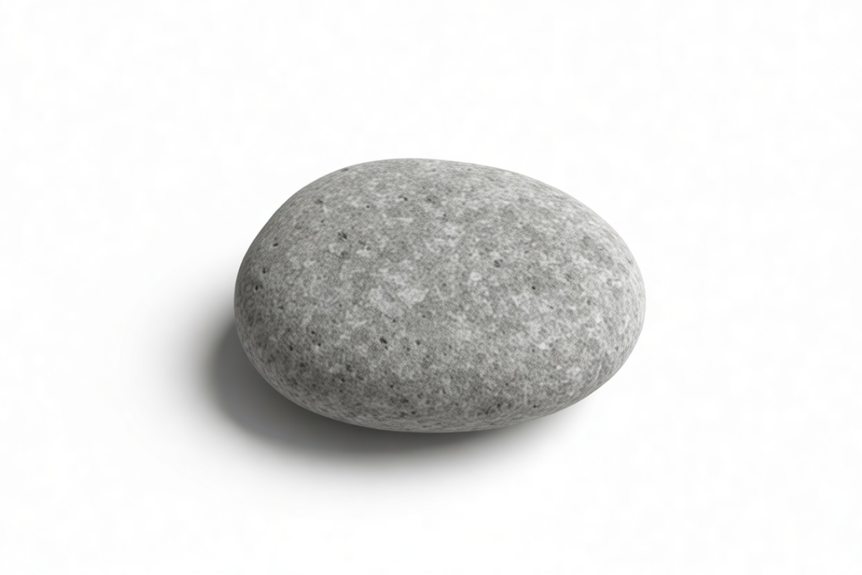 Smooth River Rock Model free 3D printable STL