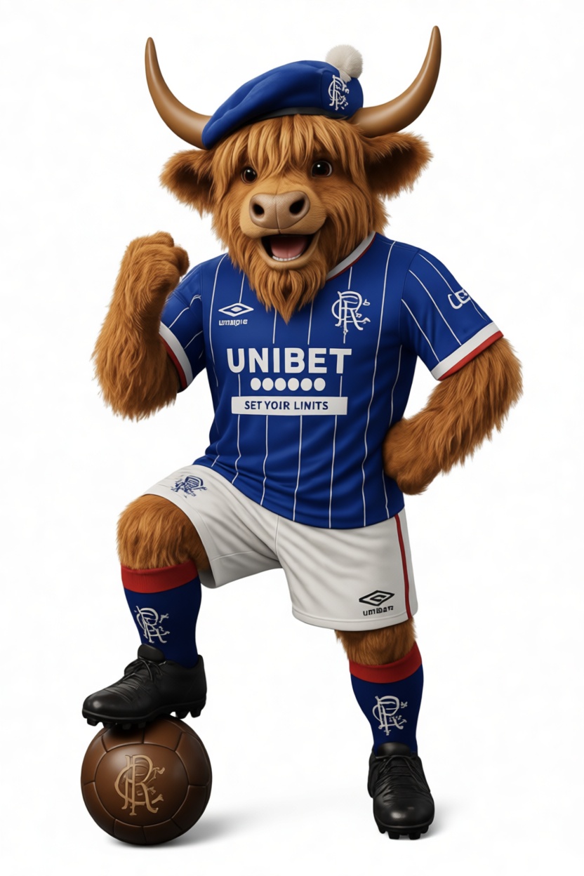 Rangers FC Bear Mascot Figurine free 3D printable STL