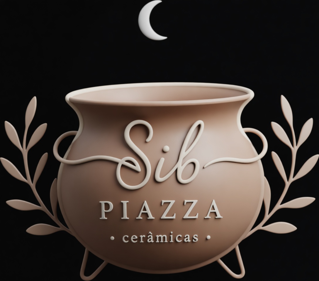 Ceramic Pot Logo Sculpture free 3D printable STL