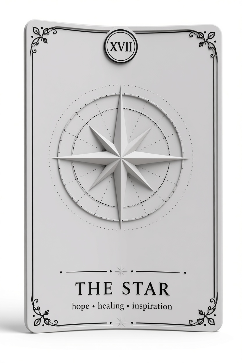 The Star Tarot Card free 3D printable STL