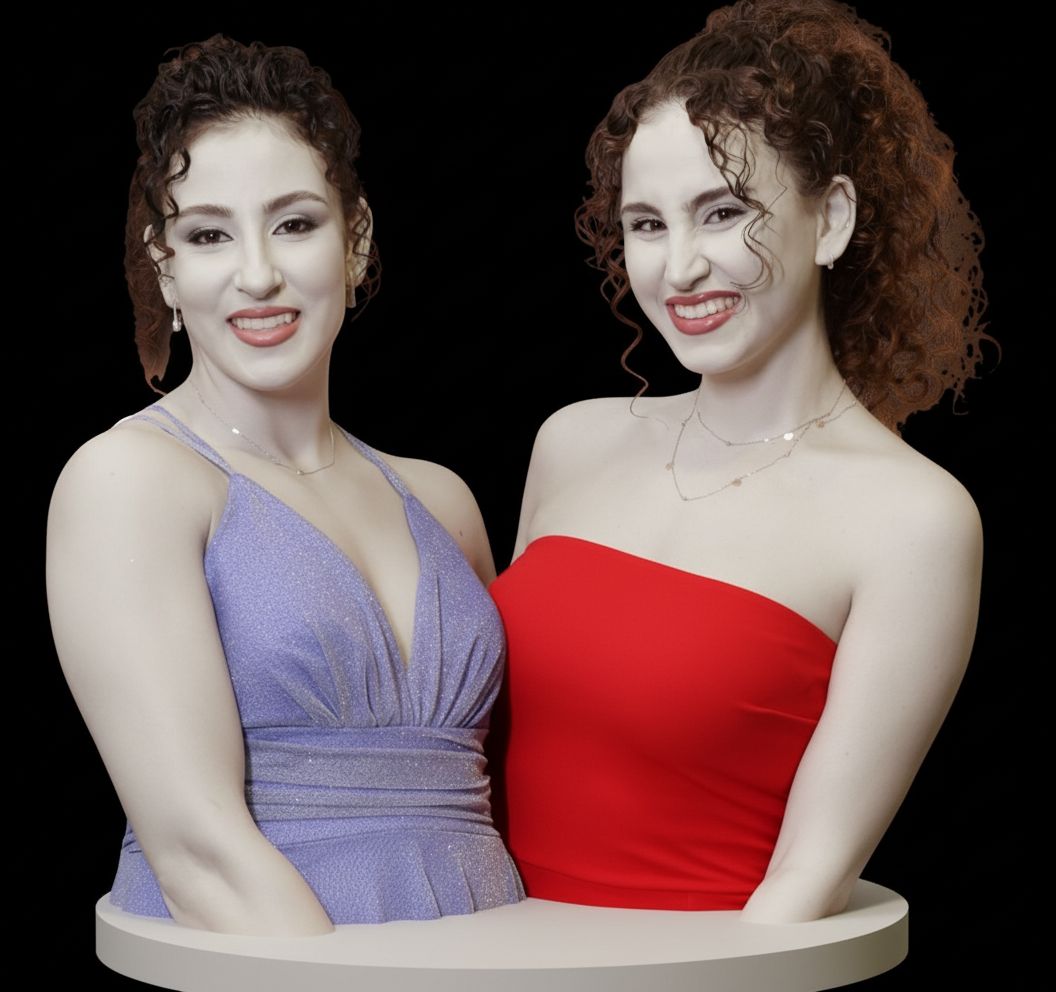 Stylish Twin Figures free 3D printable STL