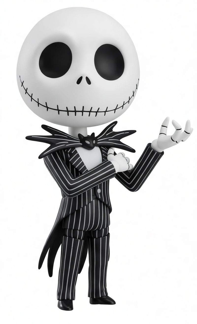 Jack Skellington Figurine free 3D printable STL