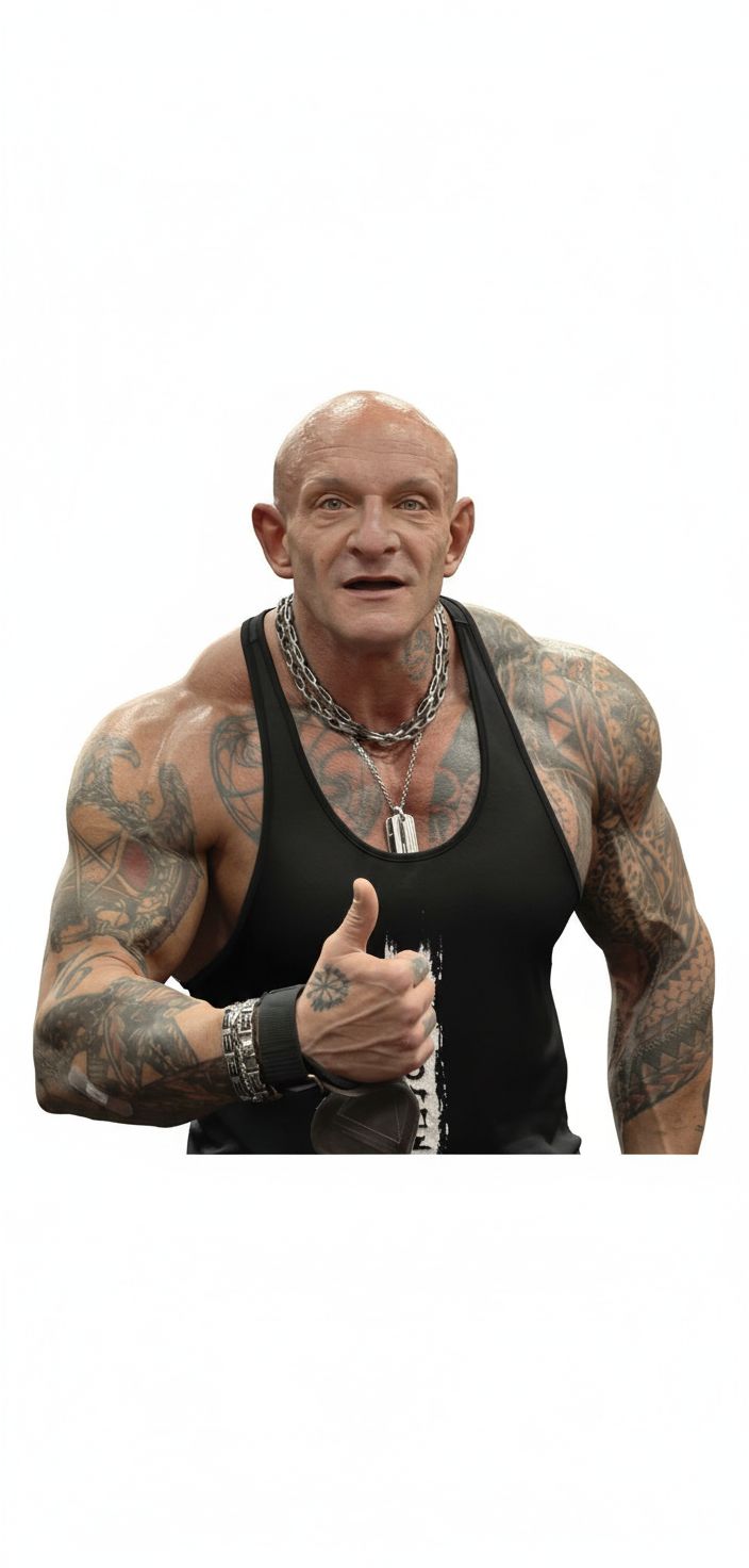 Muscular Figure Pose free 3D printable STL