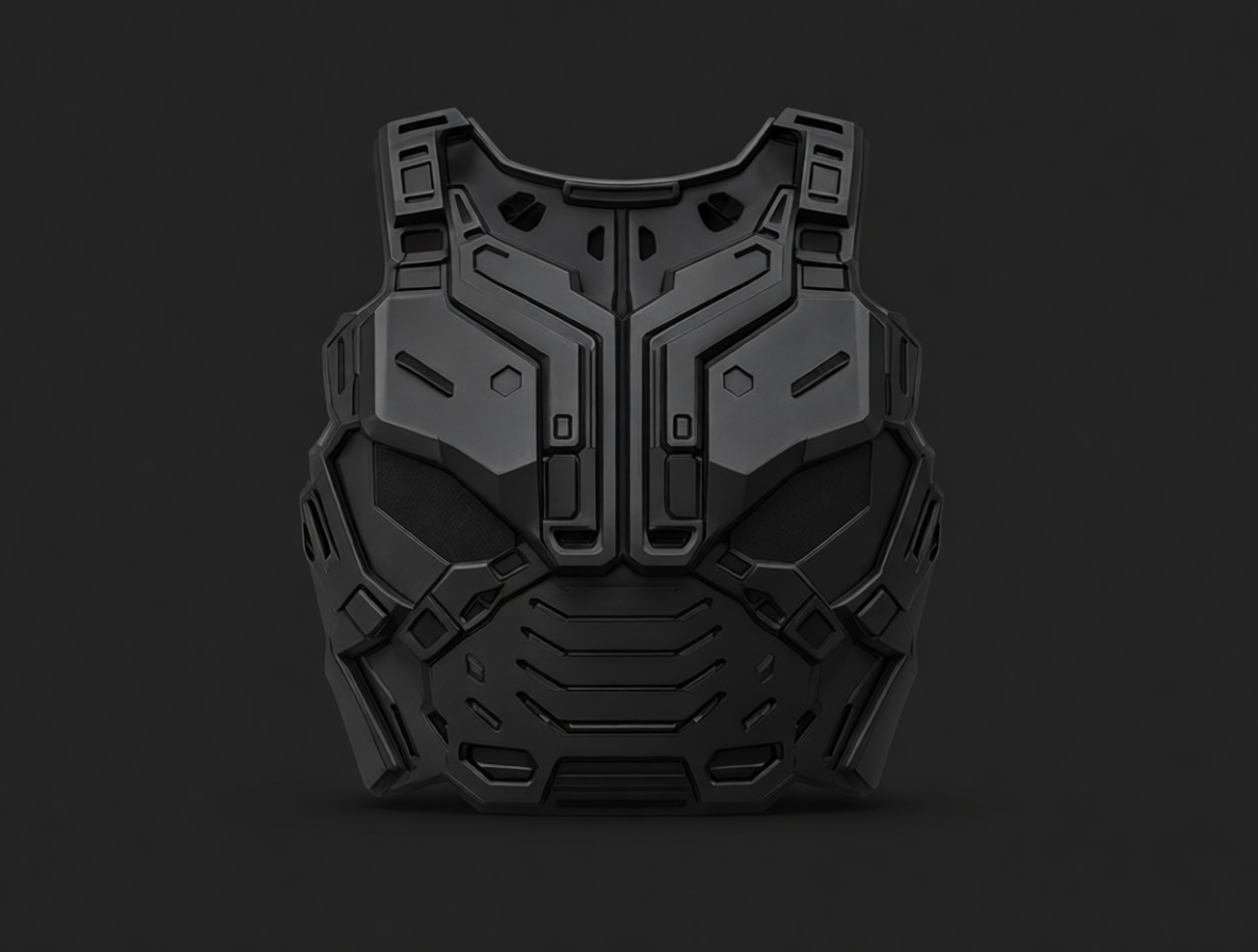 Futuristic Tactical Vest Model free 3D printable STL