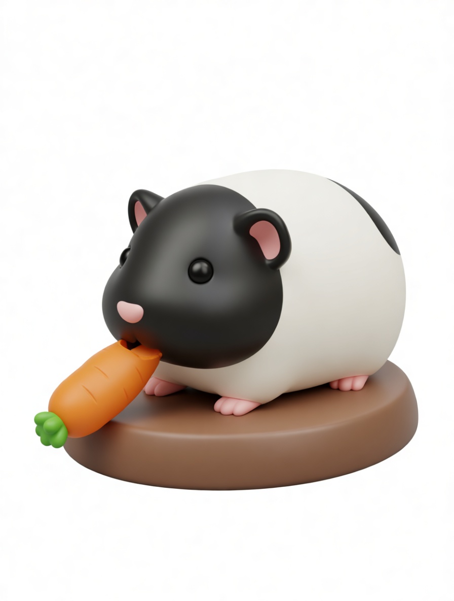 Guinea Pig Figurine free 3D printable STL