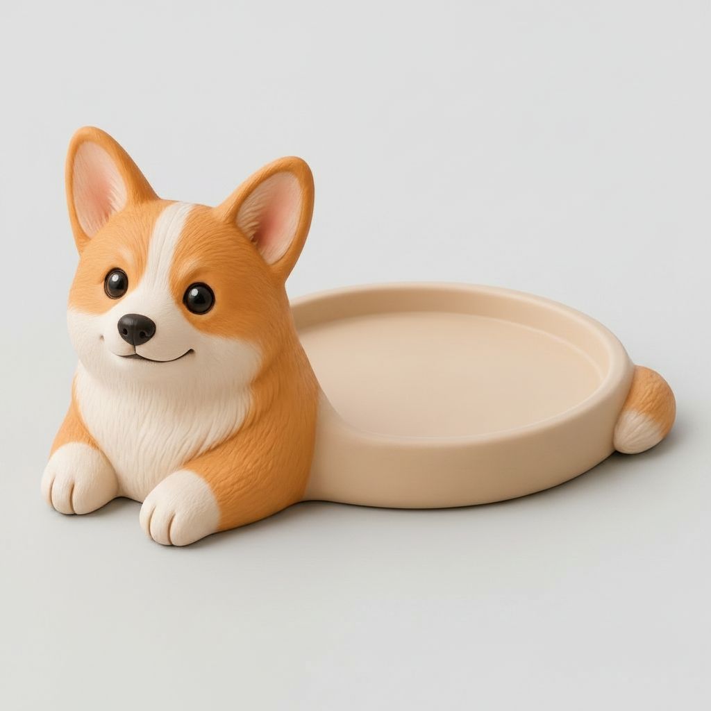 Corgi Dog Tray free 3D printable STL