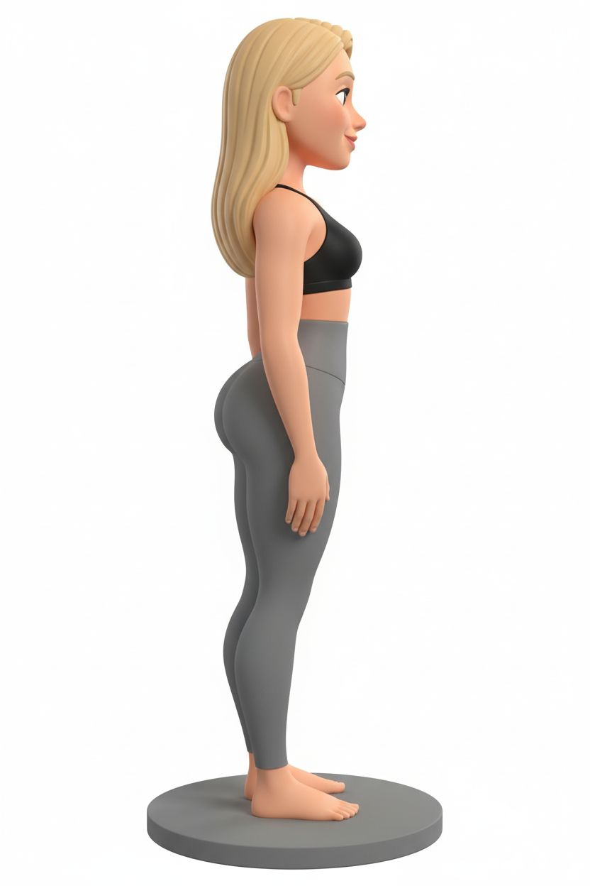 Blonde Woman Figurine free 3D printable STL