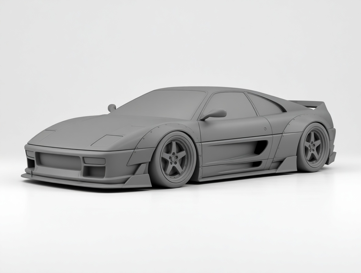 Acura NSX Widebody Model free 3D printable STL
