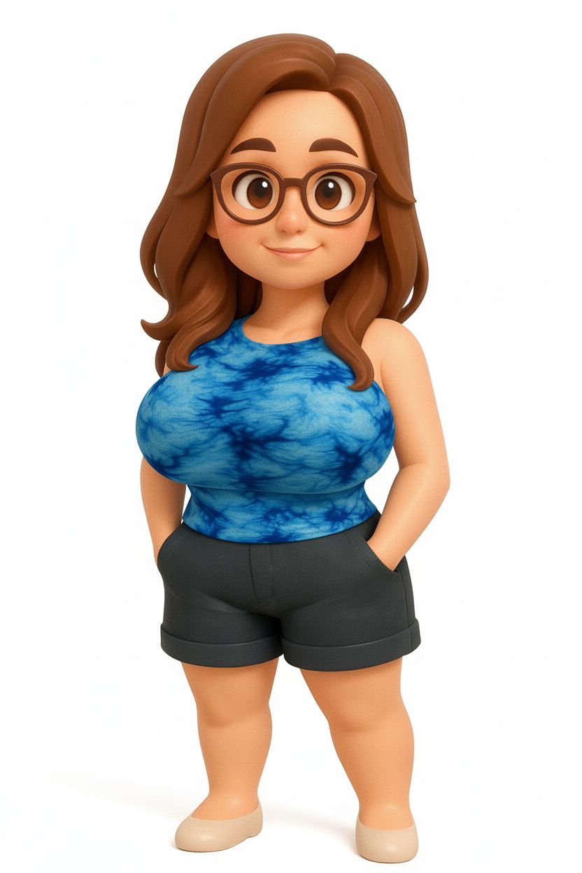 Stylish Cartoon Woman free 3D printable STL