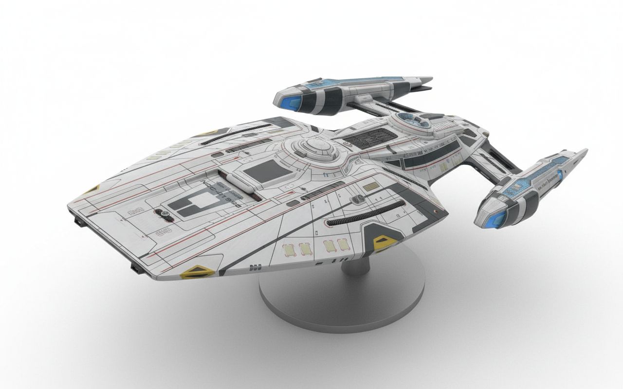 USS Defiant Model free 3D printable STL