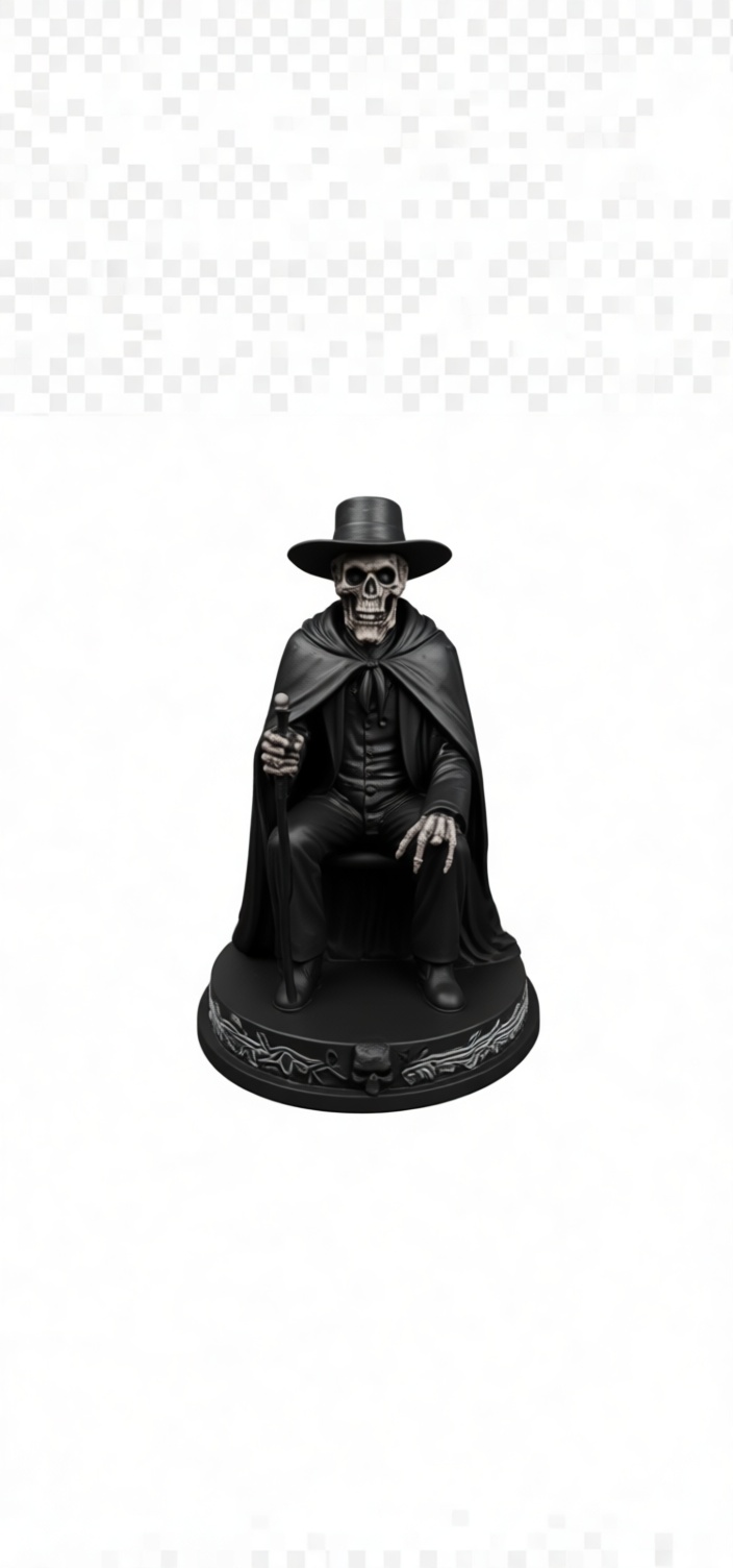 Skeleton Gentleman Figurine free 3D printable STL