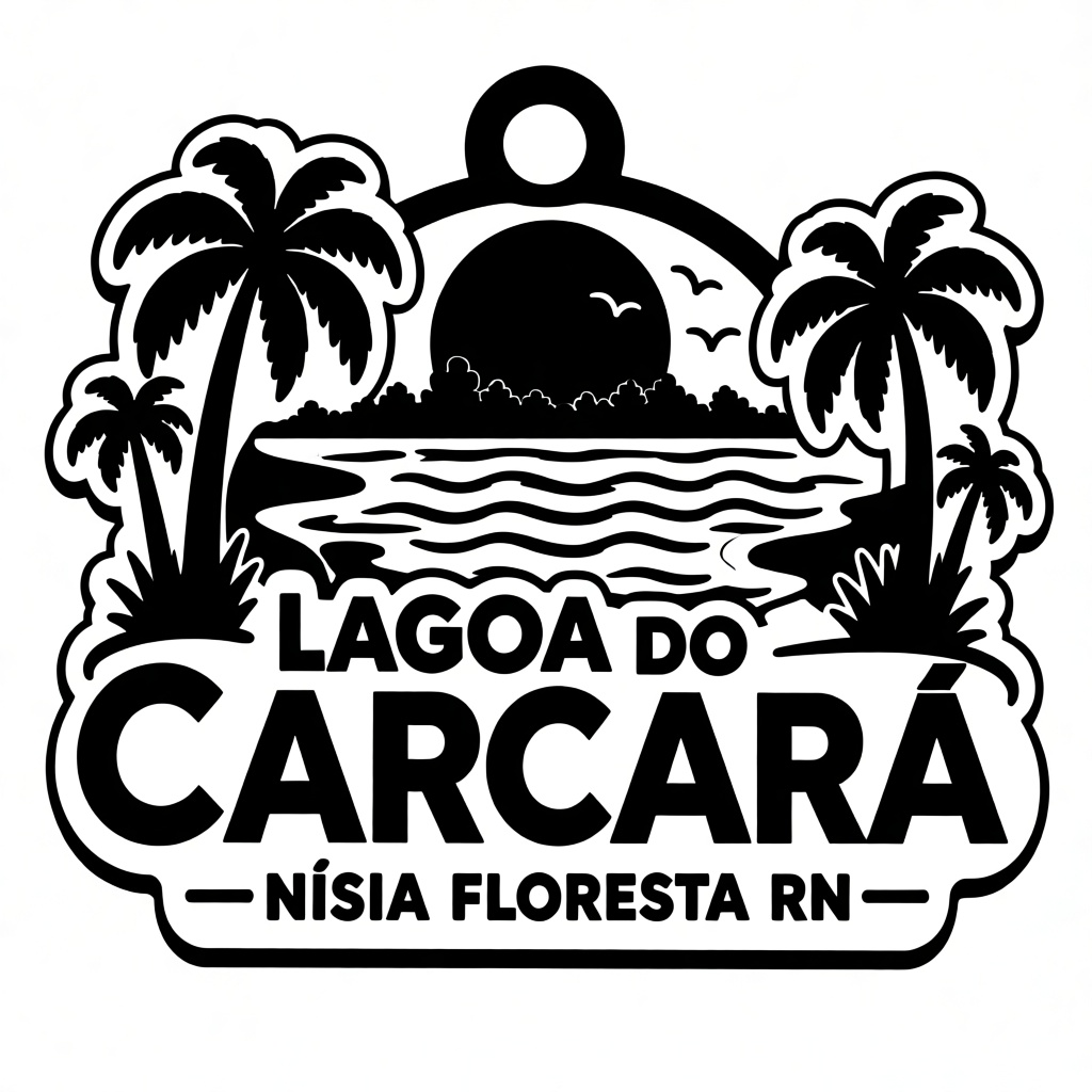 Lagoa do Carcará Keychain free 3D printable STL