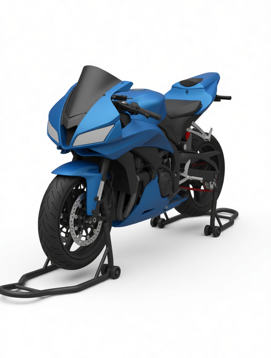 Blue Sportbike Model free 3D printable STL
