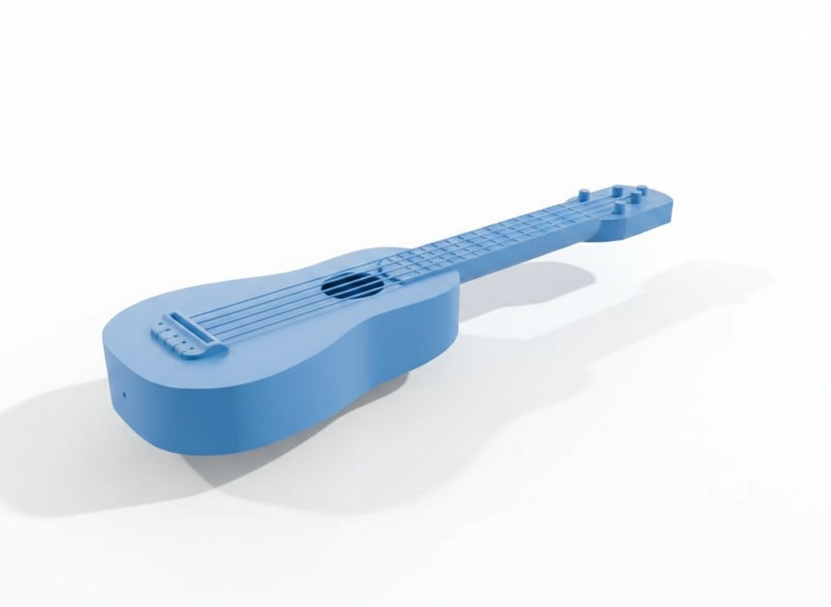 Ukulele Model free 3D printable STL