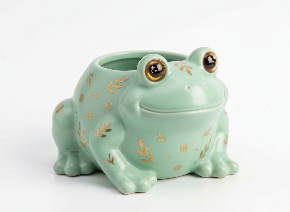 Decorative Frog Planter free 3D printable STL