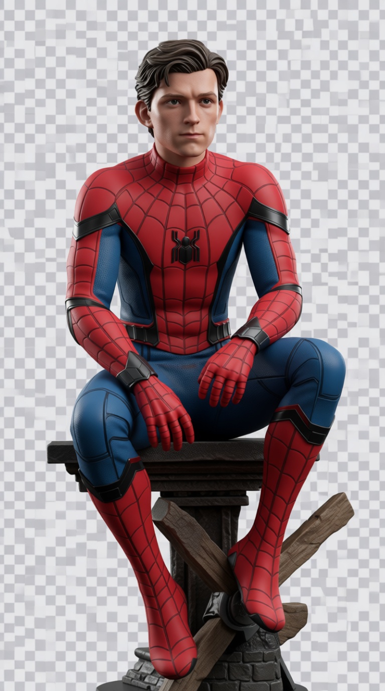 Tom Holland Spider-Man Figurine free 3D printable STL