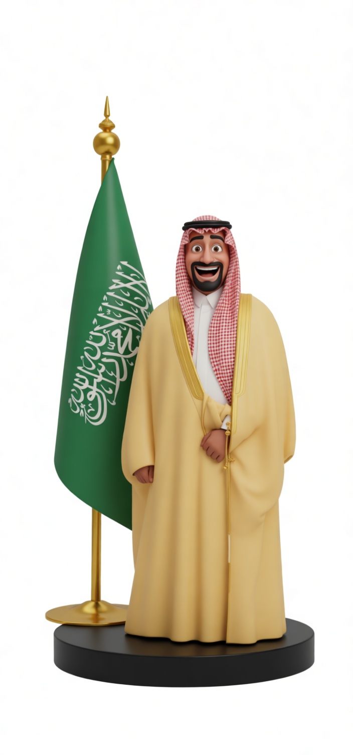 Saudi Prince Figurine free 3D printable STL