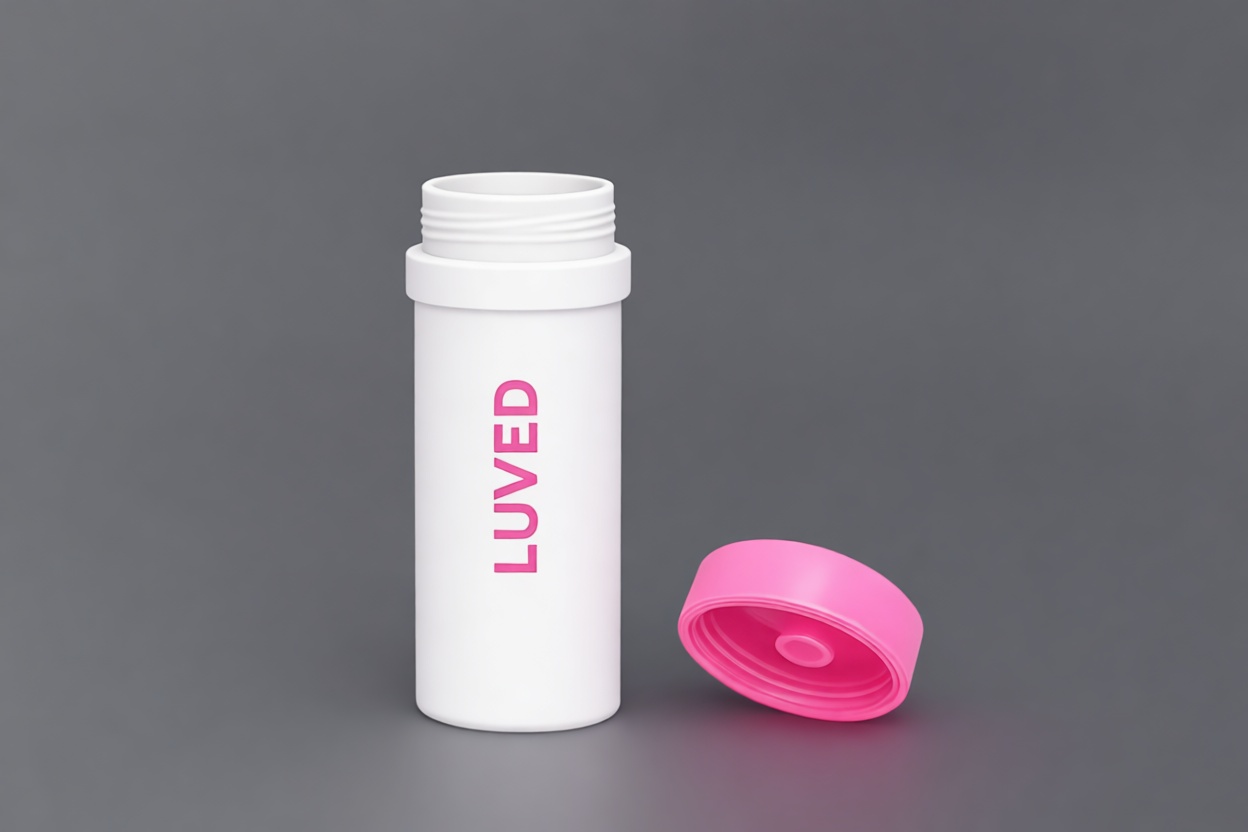 LUVED Pill Bottle Model free 3D printable STL