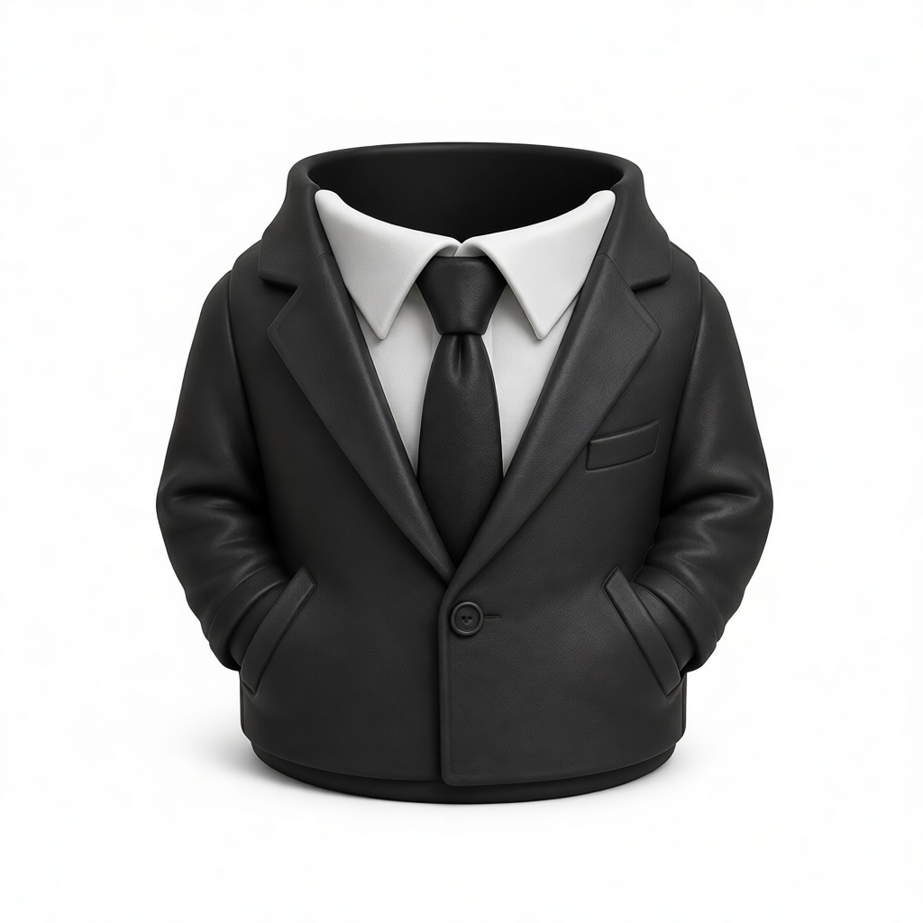 Suit Jacket Planter free 3D printable STL