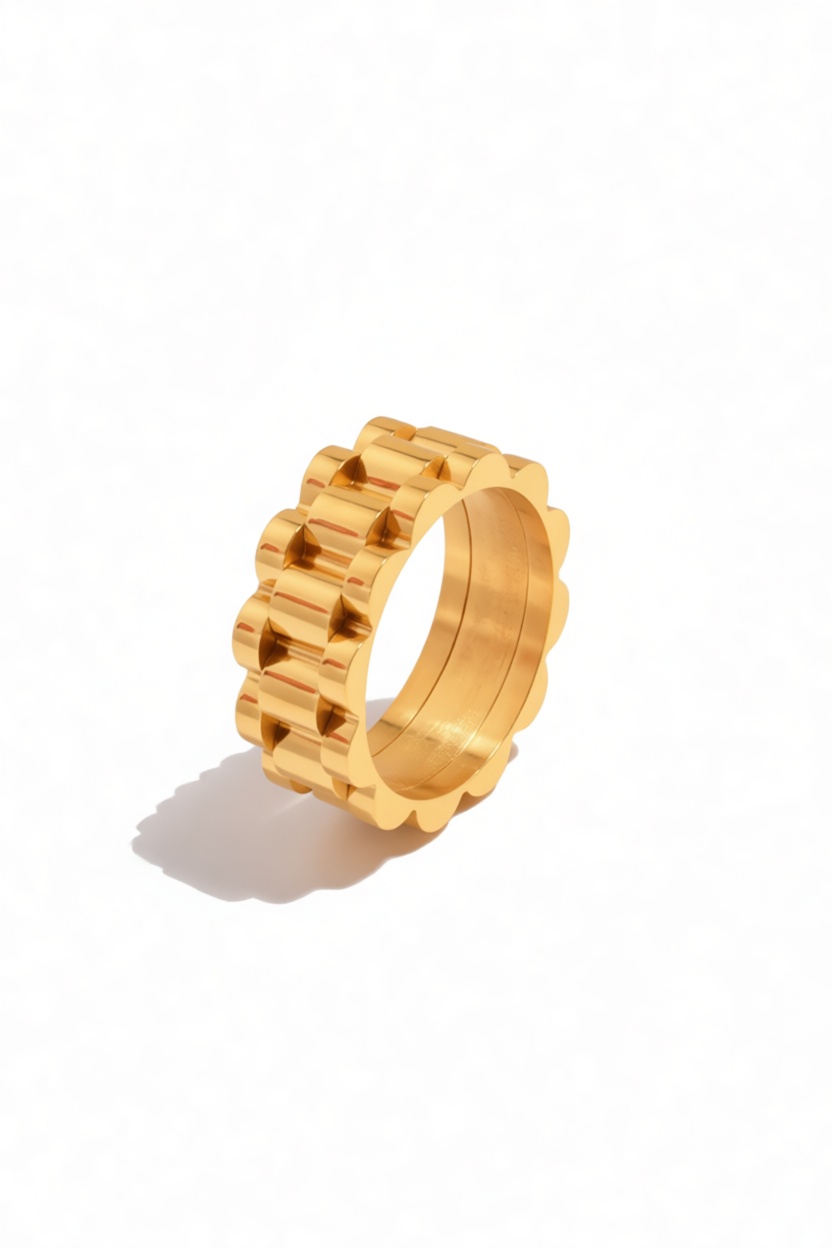 Gear Pattern Ring free 3D printable STL