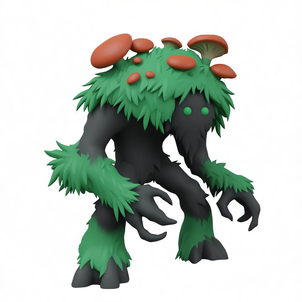 Mushroom Troll Figurine free 3D printable STL