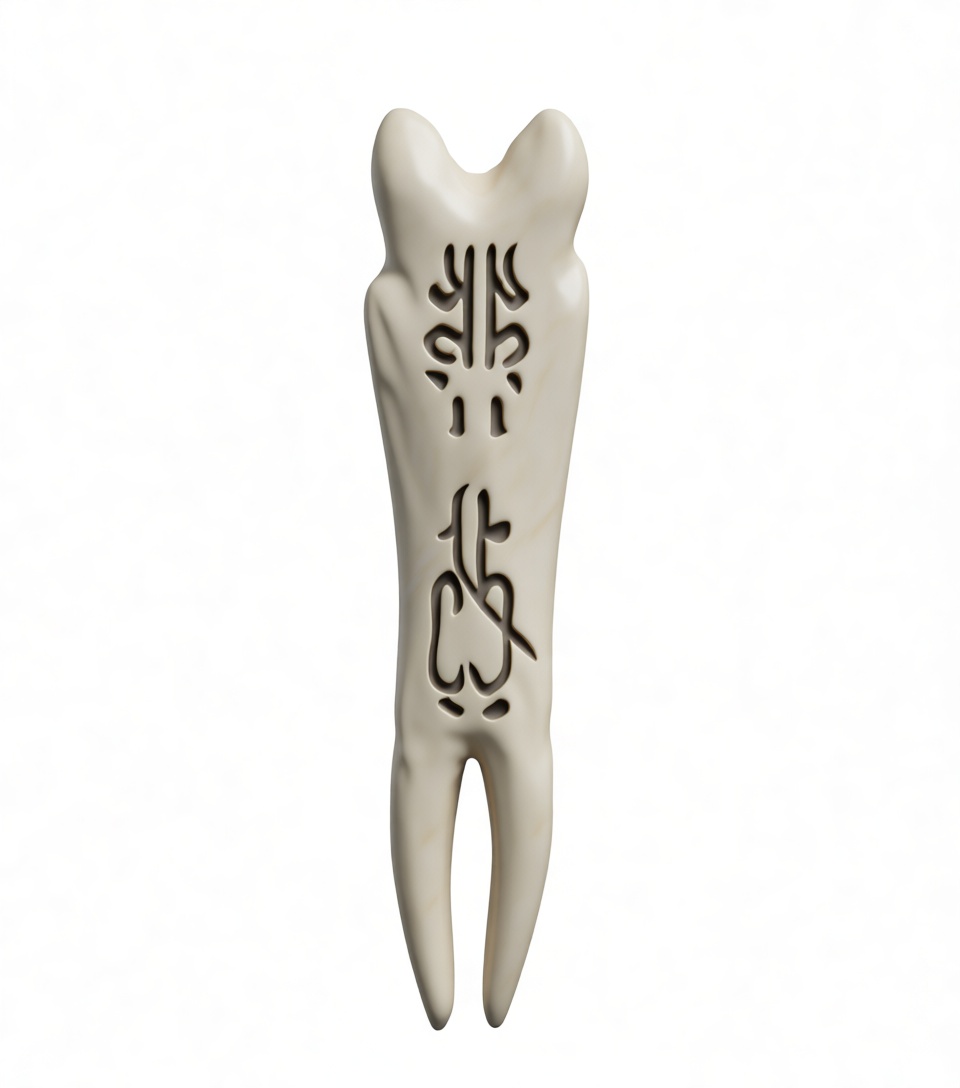 Magical Rune Bone Amulet free 3D printable STL