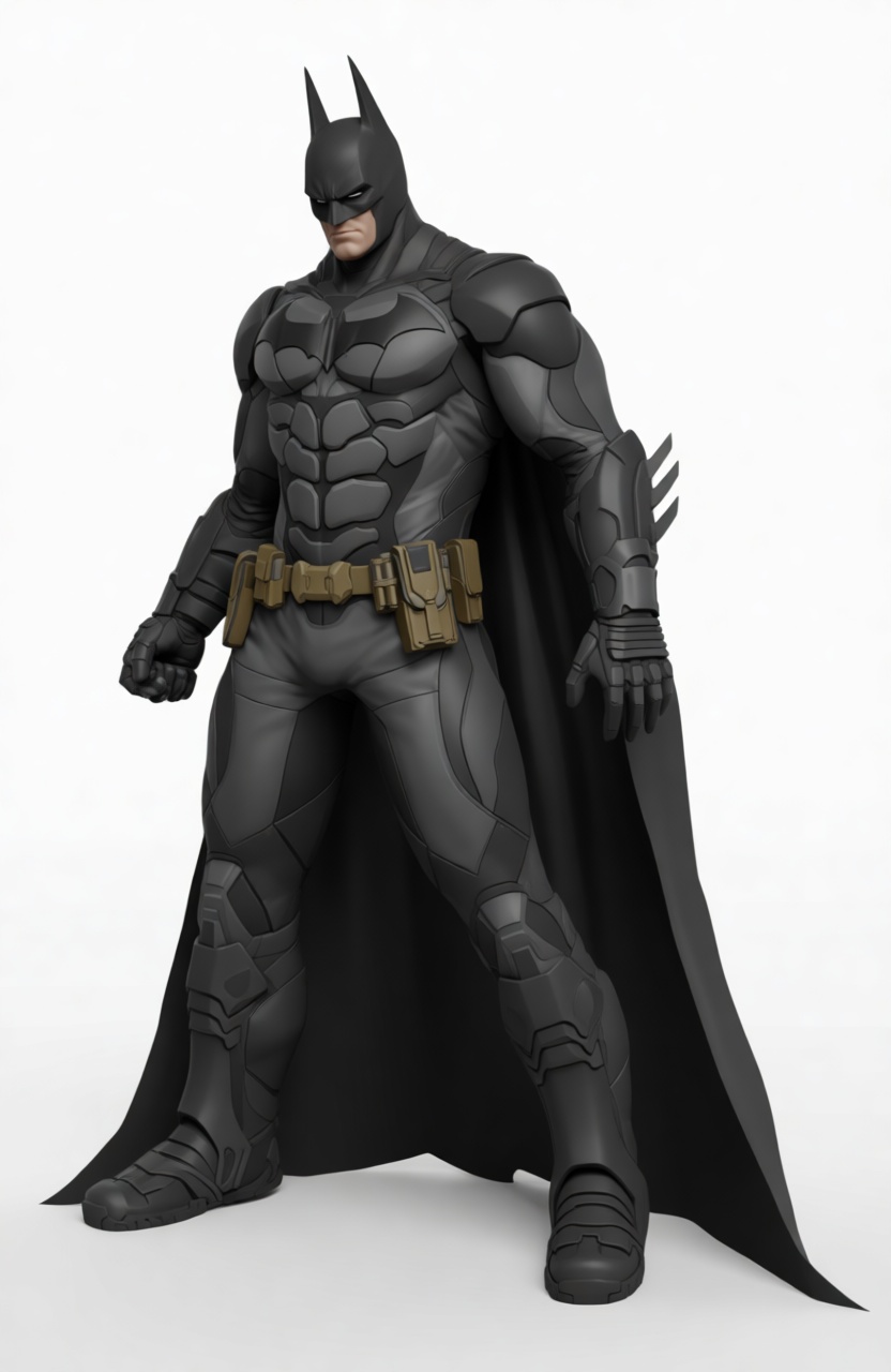 Batman Armored Figurine free 3D printable STL