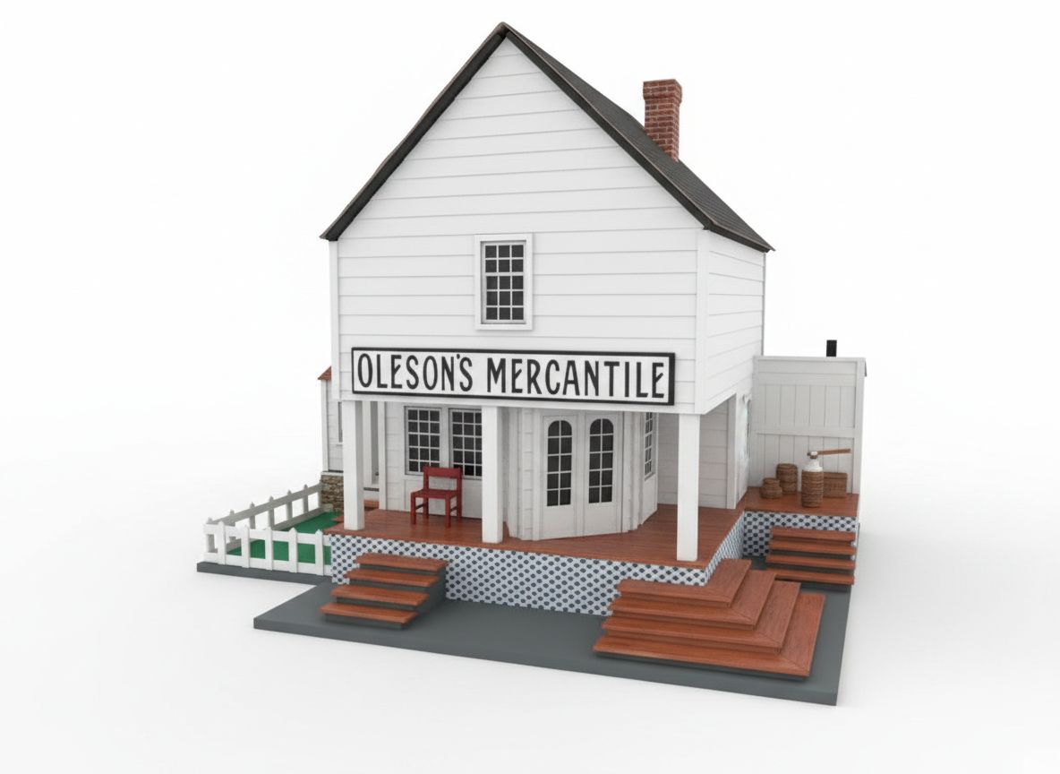 Oleson's Mercantile Model free 3D printable STL