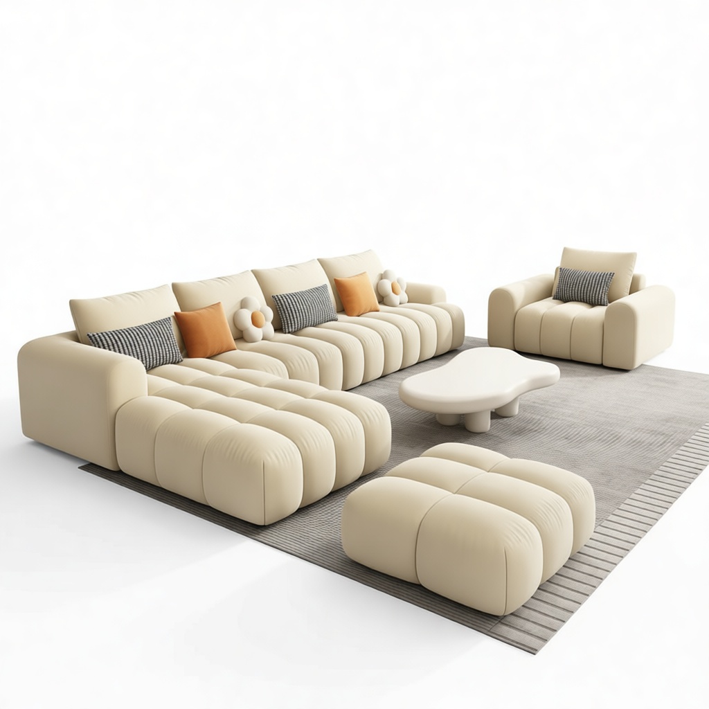 Modular Sectional Sofa Set free 3D printable STL