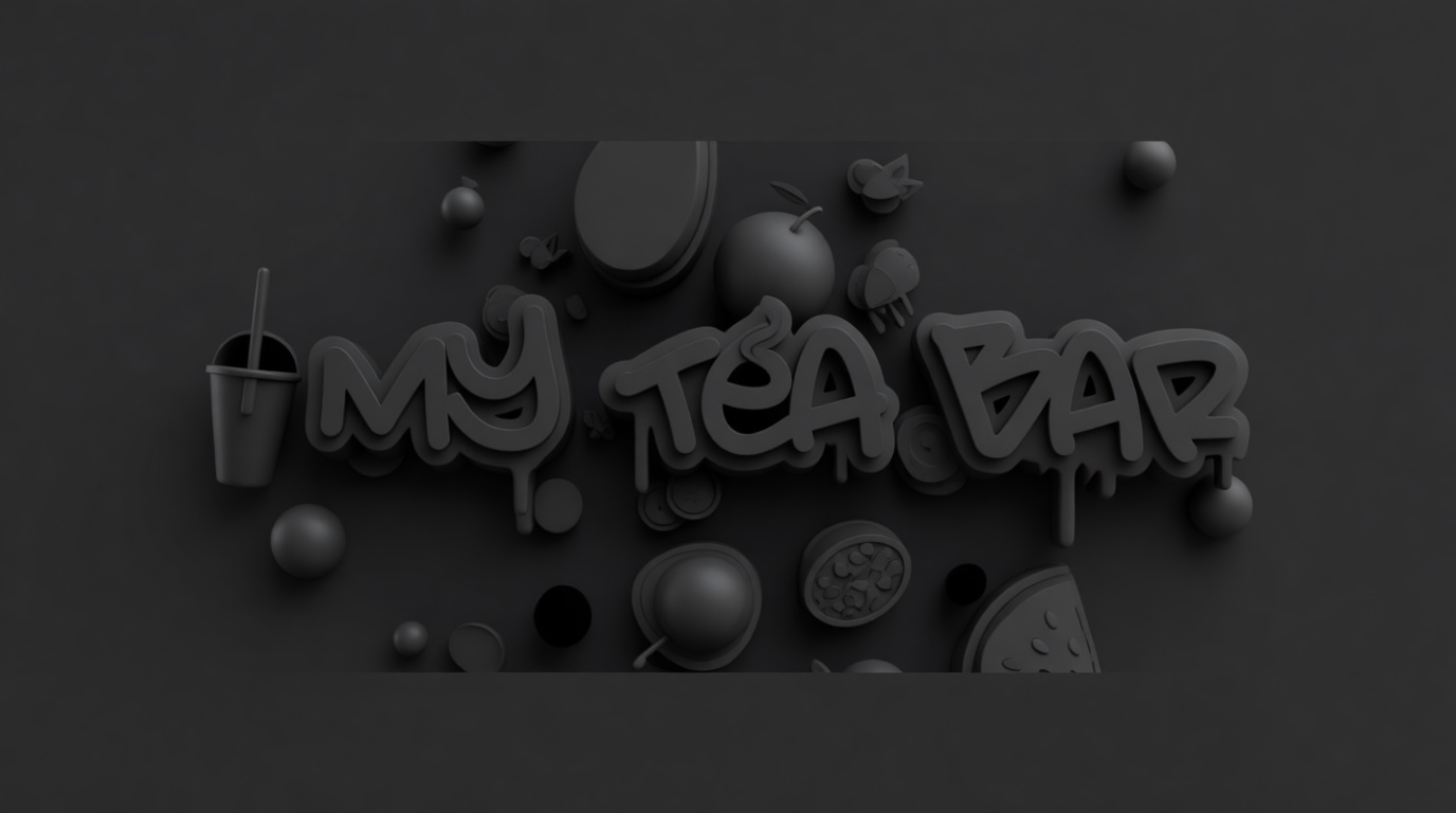 My Tea Bar Logo Sculpture free 3D printable STL
