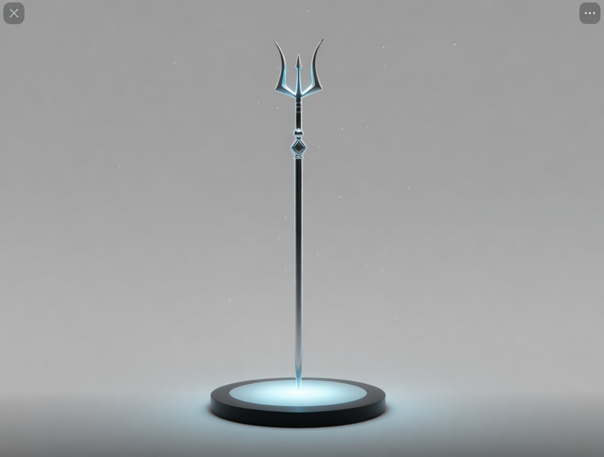Trident Spear Model free 3D printable STL