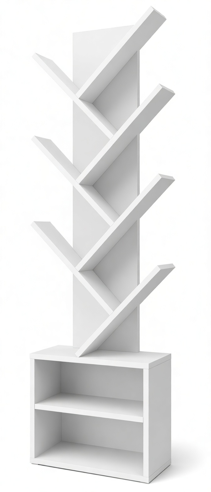 Modern Tree Bookshelf free 3D printable STL