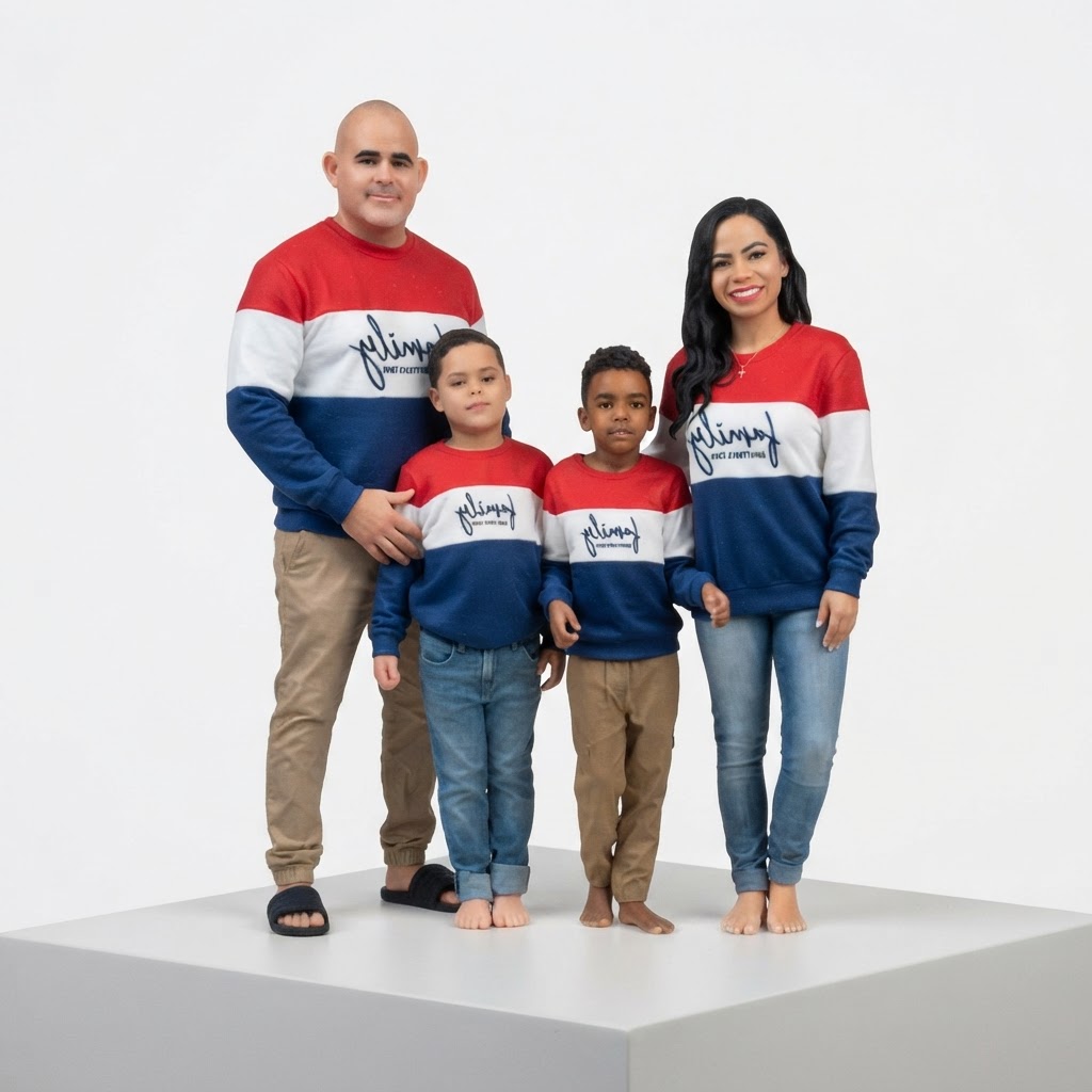 Family Group Figurine free 3D printable STL