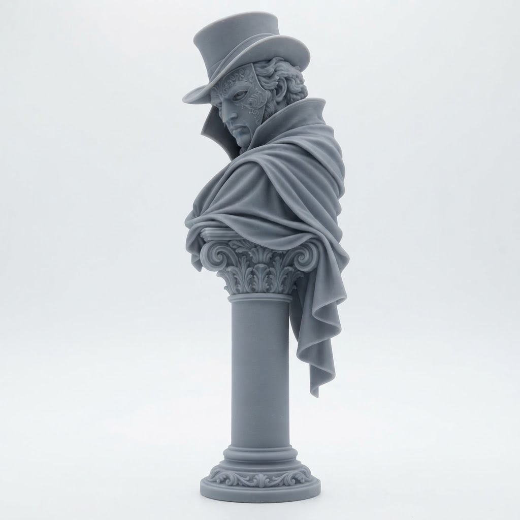Phantom of the Opera Bust free 3D printable STL
