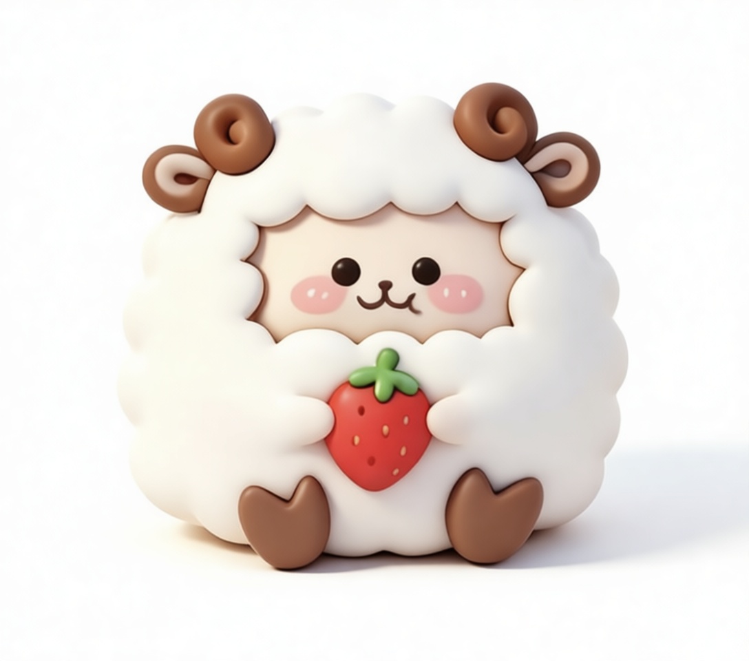 Cute Sheep Figurine free 3D printable STL